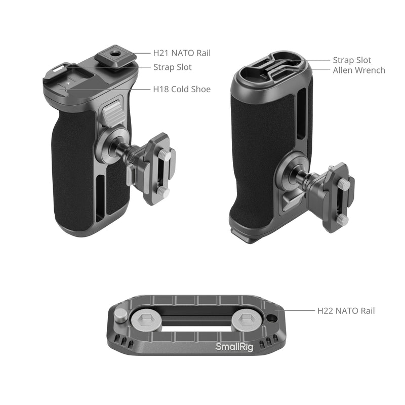 SmallRig HawkLock H21 Quick Release Rotating Side Handle Kit 4485