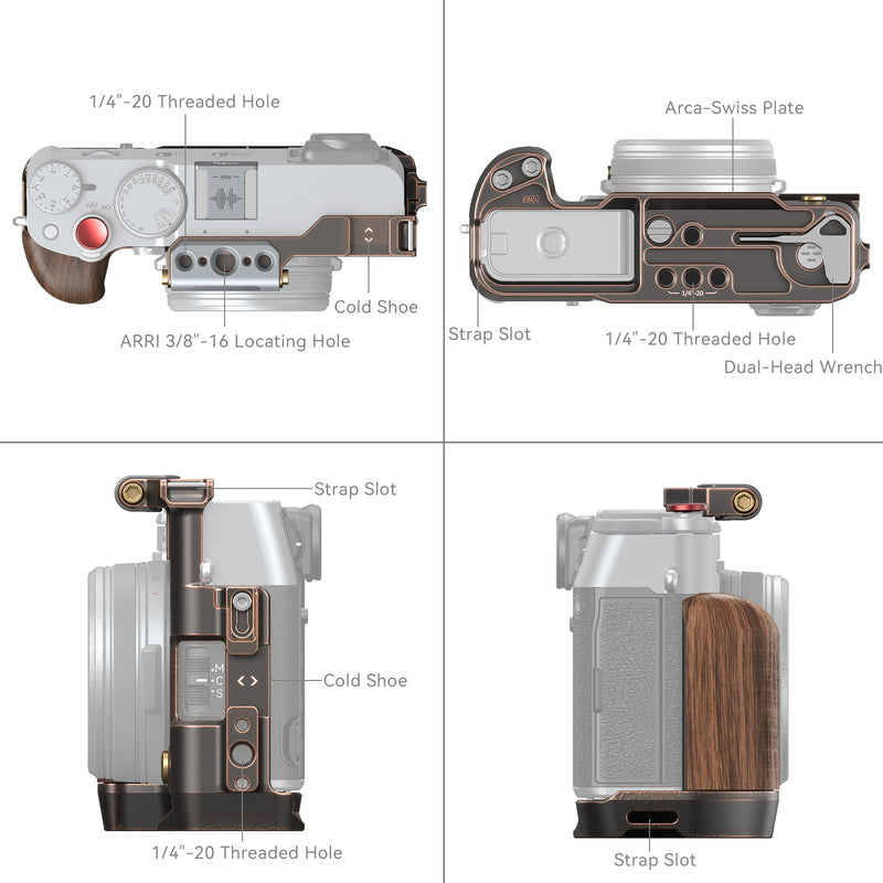 SmallRig “Retro” Cage for FUJIFILM X100VI 4557