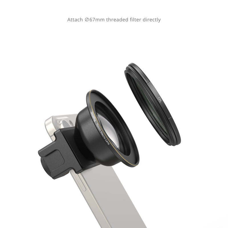 SmallRig 75mm Macro Lens for Mobile Phone (T-mount) 4588