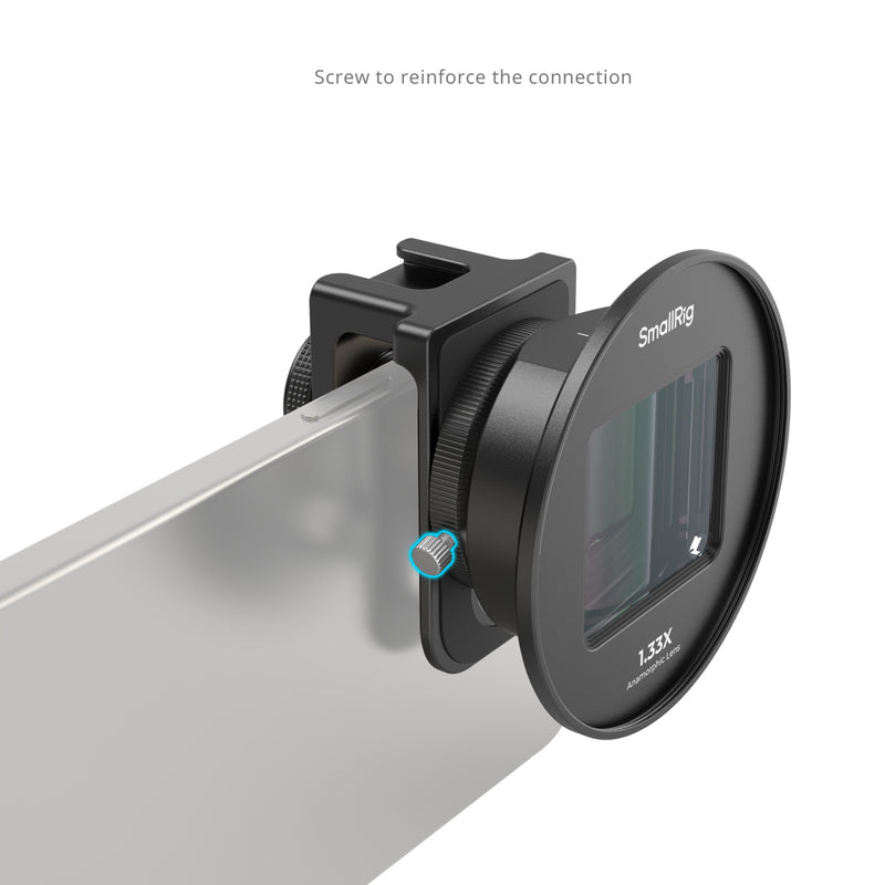 SmallRig 1.33x Anamorphic Lens for Mobile Phone (T-mount) 4590