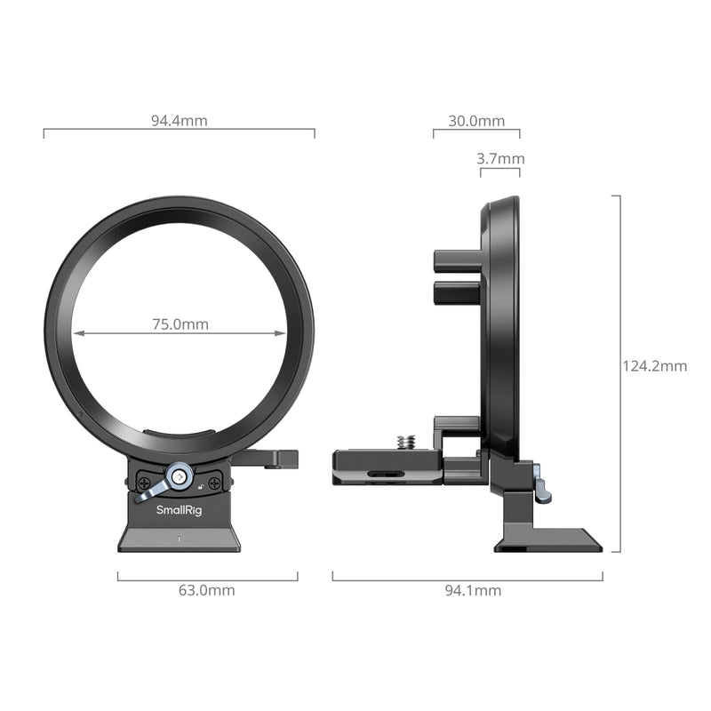 SmallRig Rotatable Horizontal-to-Vertical Mount Plate Kit for Panasonic LUMIX S5 II / S5 IIX / G9 II 4702