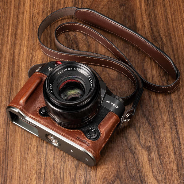 SmallRig Leather Half Case Kit for FUJIFILM X-T50 (Brown) 4710