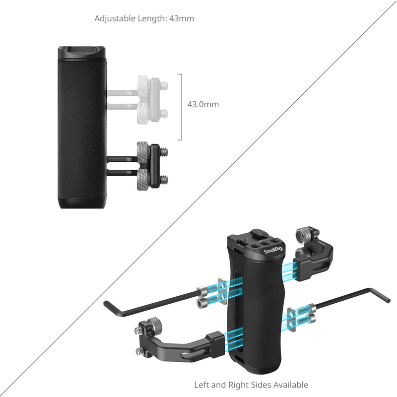 SmallRig mini Side Handle with 1/4"-20 Screws 4756