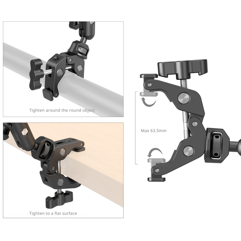 SmallRig Desktop Shooting Magic Arm with Crab Clamp Kit 4766