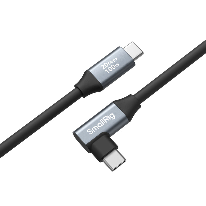 SmallRig USB-C (Straight) to USB-C (Angled) Data Cable (60cm / 23.6in) 4791