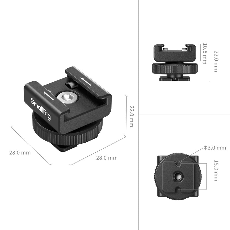 SmallRig Wireless Microphone Support with Cold Shoe Mount 4822