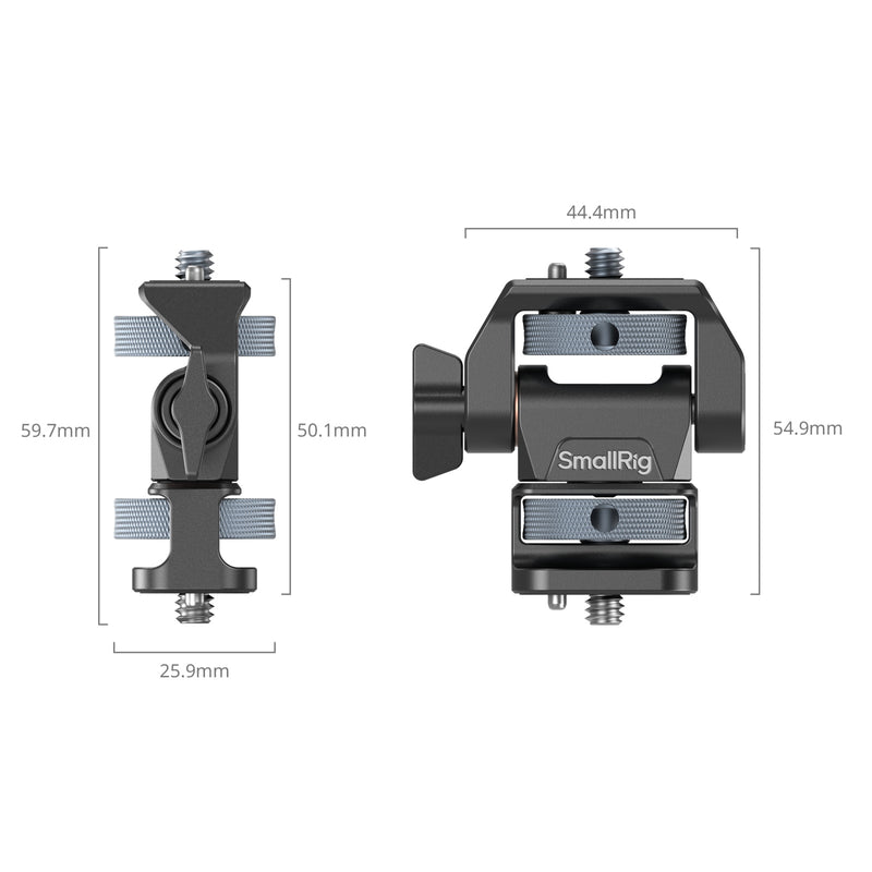 SmallRig Swivel and Tilt Adjustable Monitor Support with 1/4"-20 Screws 4886