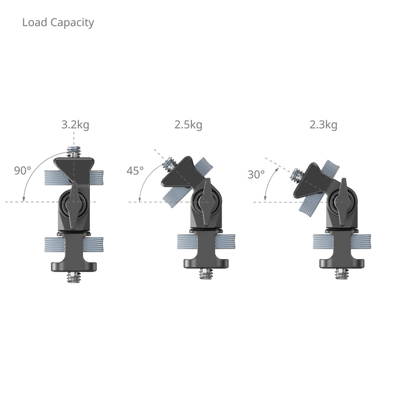 SmallRig Swivel and Tilt Adjustable Monitor Support with 1/4"-20 Screws 4886