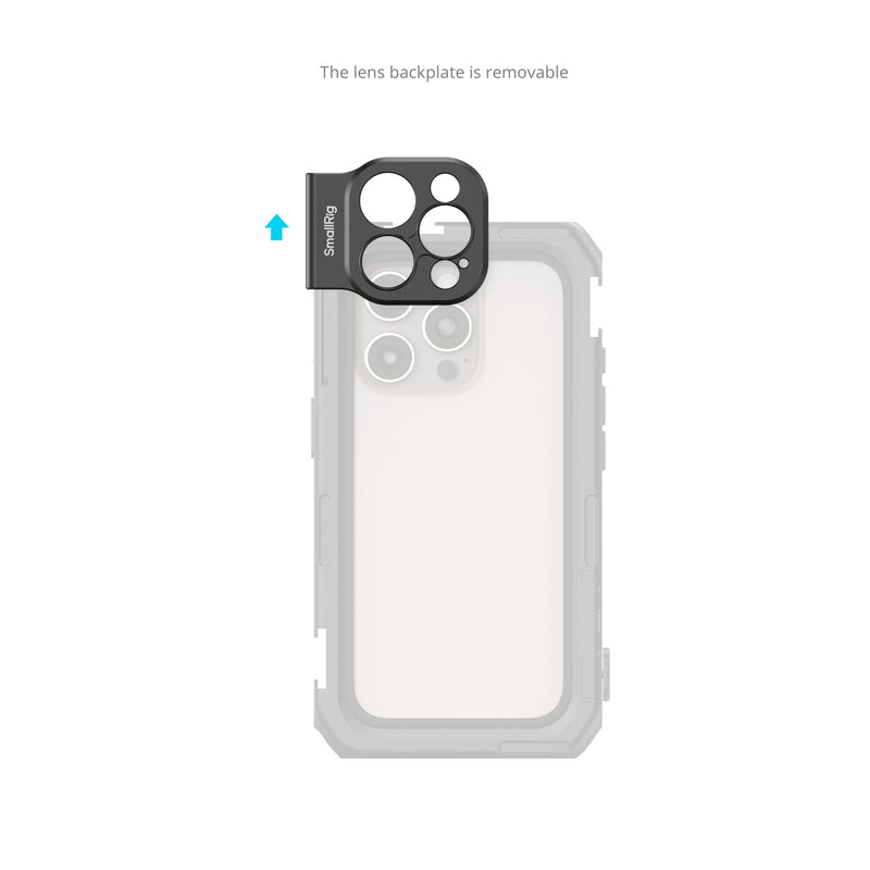 SmallRig 17mm Threaded Lens Backplate for iPhone 16 Series Cage 5009