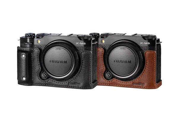 SmallRig Camera Leather Half Case Kit for FUJIFILM X-M5 (Brown) 4880